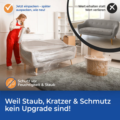 Stretchfolie für Verpackung und Transport – 50 cm x 200 m