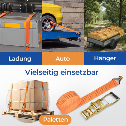 Spanngurte 5 Tonnen 10 Meter Länge mit TÜV-Zertifikat